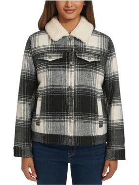 Levi’s Women’s Sherpa Lined Trucker Jacket  Size Large